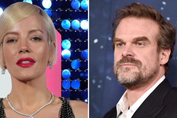 Lily Allen and David Harbour